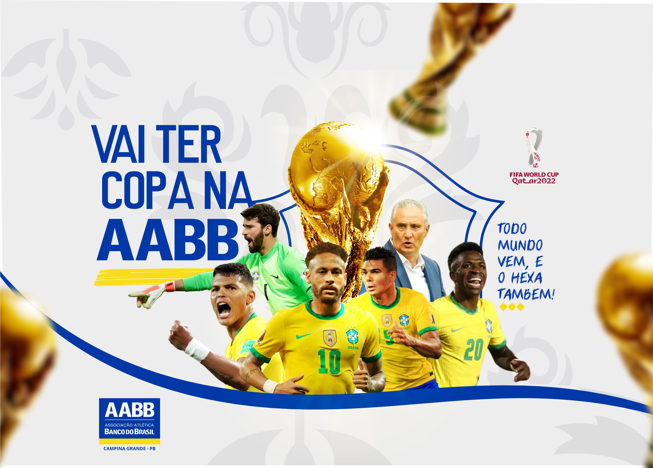 AABB AABB transmitirá os jogos do Brasil na Copa do Mundo 2022